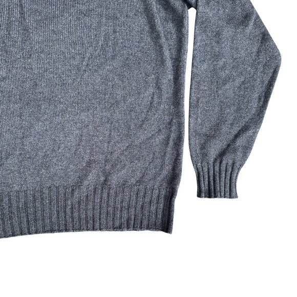 C The Collection Silk Cashmere Sweater Gray Quiet Luxury Minimalist Old Money-M - Picture 11 of 13